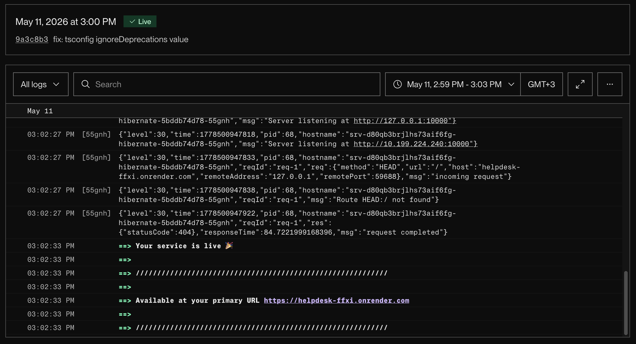 Production build і start API